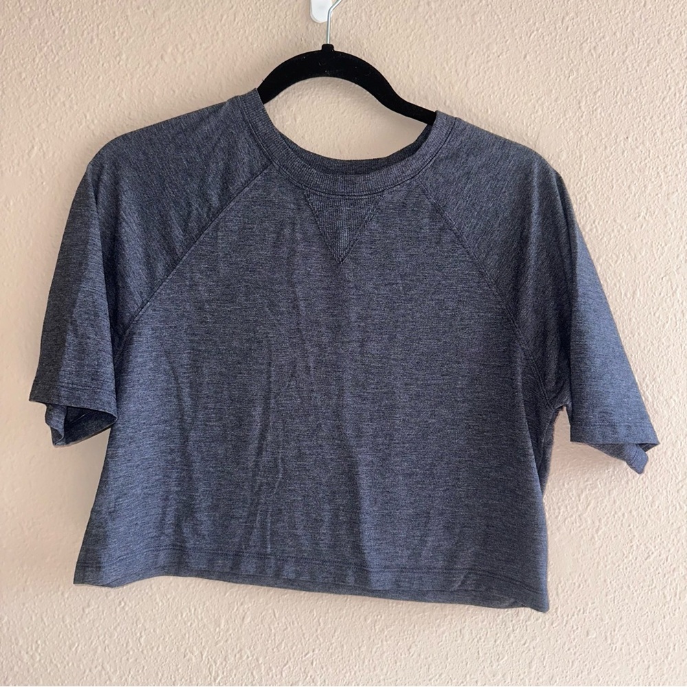 Fabletics Charcoal Crop Top